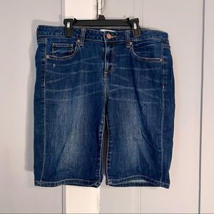 Sonoma High Waist Bermuda Jean Shorts
